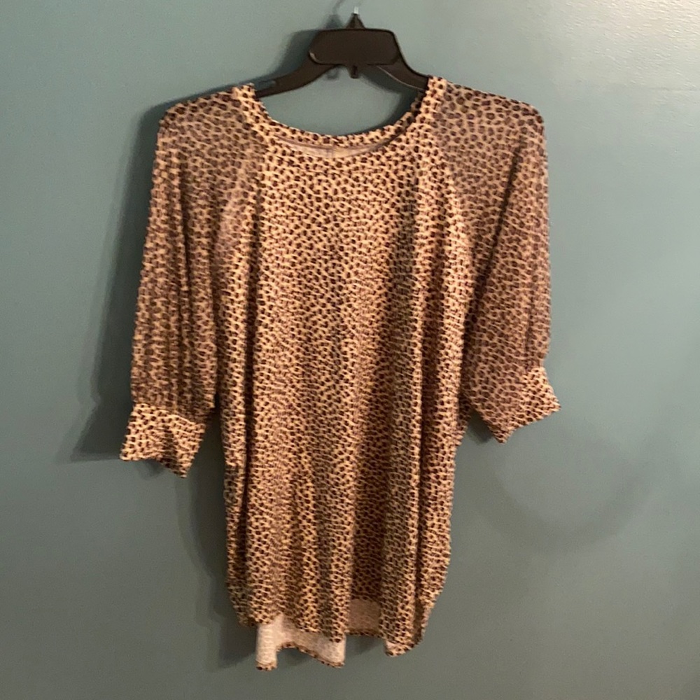 Cheetah print top